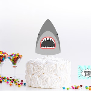 Shark File Shark Cake Topper Shark Head