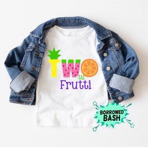 Two Fruity Birthday Shirt SVG, Fruity shirt Cut File, Fruity Shirt design, Birthday SVG, Fruity Limit Digital Download, Cricut, Silhouette