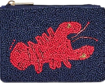 Handgefertigte Frühling und Sommer Perlen Geldbörse, Individuelle Perlen Geldbörse, Einzigartiges Geschenk