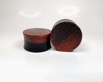 1 14 inch 32mm Handmade Wood and Resin Ear Plug Gauges Jewelry