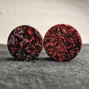 27mm Epoxy Resin Ear Plug Gauges Jewelry