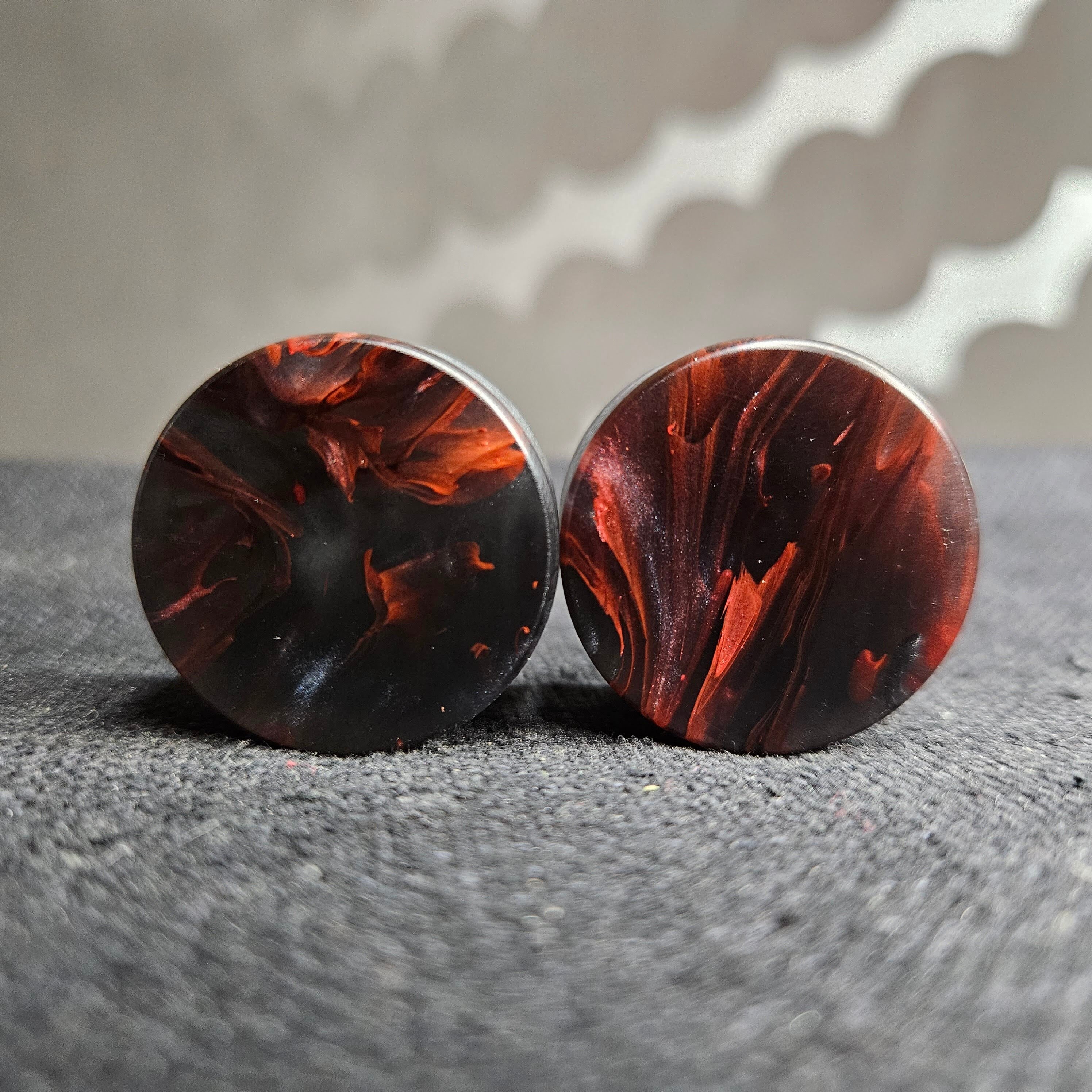 25mm Epoxy Resin Ear Plug Gauged Jewelry - Etsy India