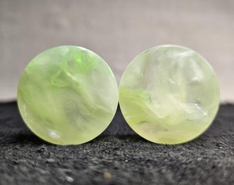 28 mm öronproppar i epoxiharts, mättade smycken