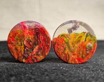 32mm Epoxy Resin Ear Plug Gauged Jewelry