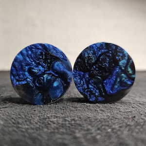 30mm Epoxy Resin Ear Plug Gauged Jewelry