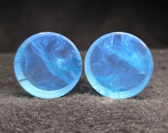 2 Pezzi Nuovi Tappi Per Le Orecchie In Legno Calibri Orecchini Donna - Foto 5