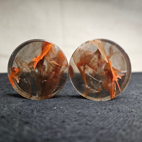 41mm Epoxy Resin Ear Plug Gauges Jewelry