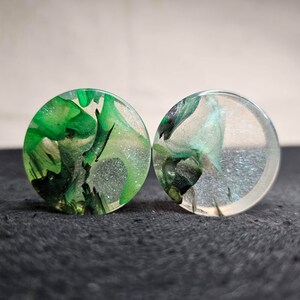 30mm Epoxy Resin Ear Plug Gauged Jewelry