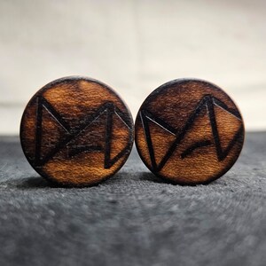 26mm Dad&#39;s Maple Wood Ear Plug Gauged Jewelry