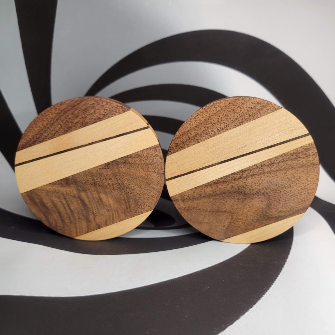 92mm Dad's Wood Ear Plug Gauged Jewelry Etsy