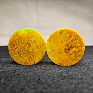 35mm Epoxy Resin Ear Plug Gauges Jewelry