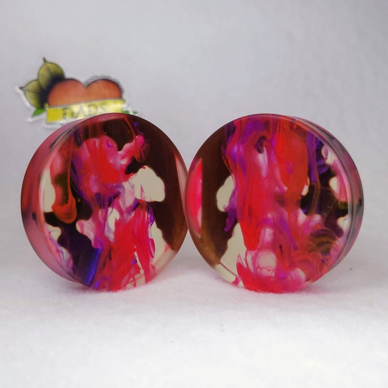 51mm Handmade Walnut and Resin Ear Plug Gauged Jewelry