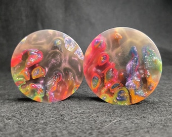 52mm Epoxy Resin Ear Plug Gauged Jewelry