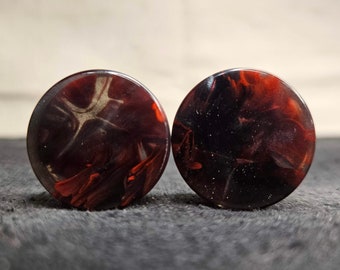 25mm Epoxy Resin Ear Plug Gauged Jewelry