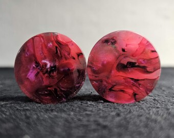 25mm Epoxy Resin Ear Plug Gauged Jewelry