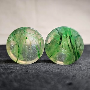 30mm Epoxy Resin Ear Plug Gauged Jewelry