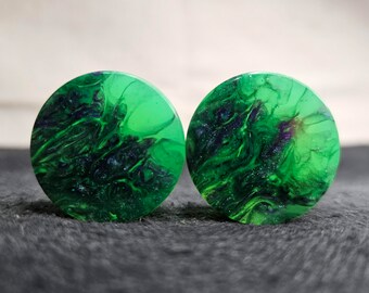 25mm Epoxy Resin Ear Plug Gauged Jewelry