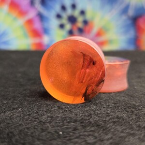 27mm Epoxy Resin Ear Plug Gauges Jewelry