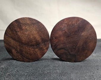 Bijoux calibrés pour papa en bois de noyer, 63 mm