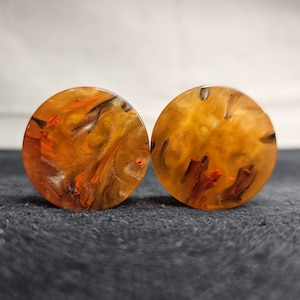 30mm Epoxy Resin Ear Plug Gauged Jewelry