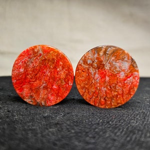 38mm Epoxy Resin Ear Plug Gauges Jewelry
