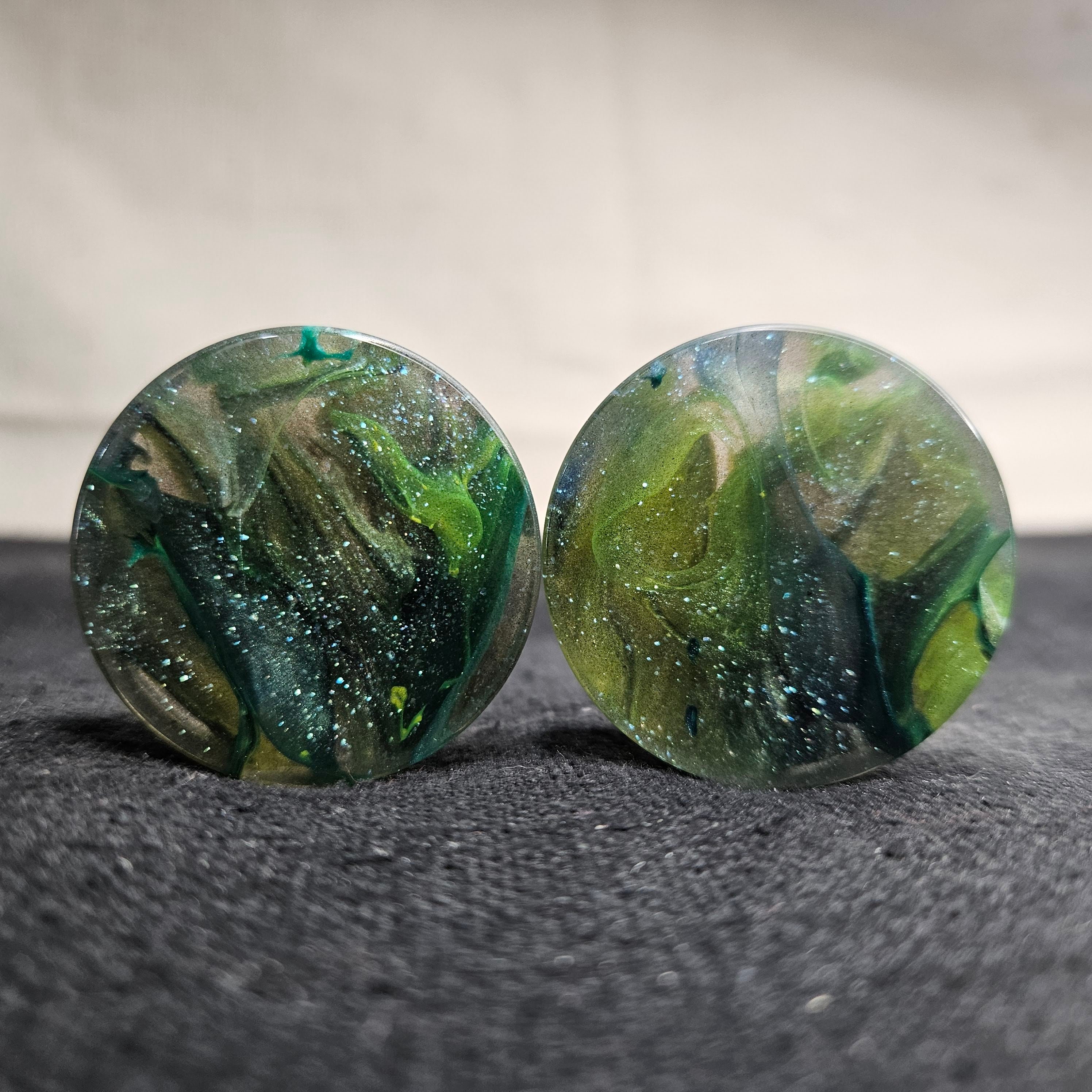 35mm Epoxy Resin Ear Plug Gauges Jewelry