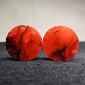 30mm Epoxy Resin Ear Plug Gauged Jewelry