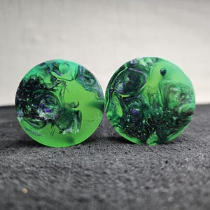 38mm Epoxy Resin Ear Plug Gauges Jewelry