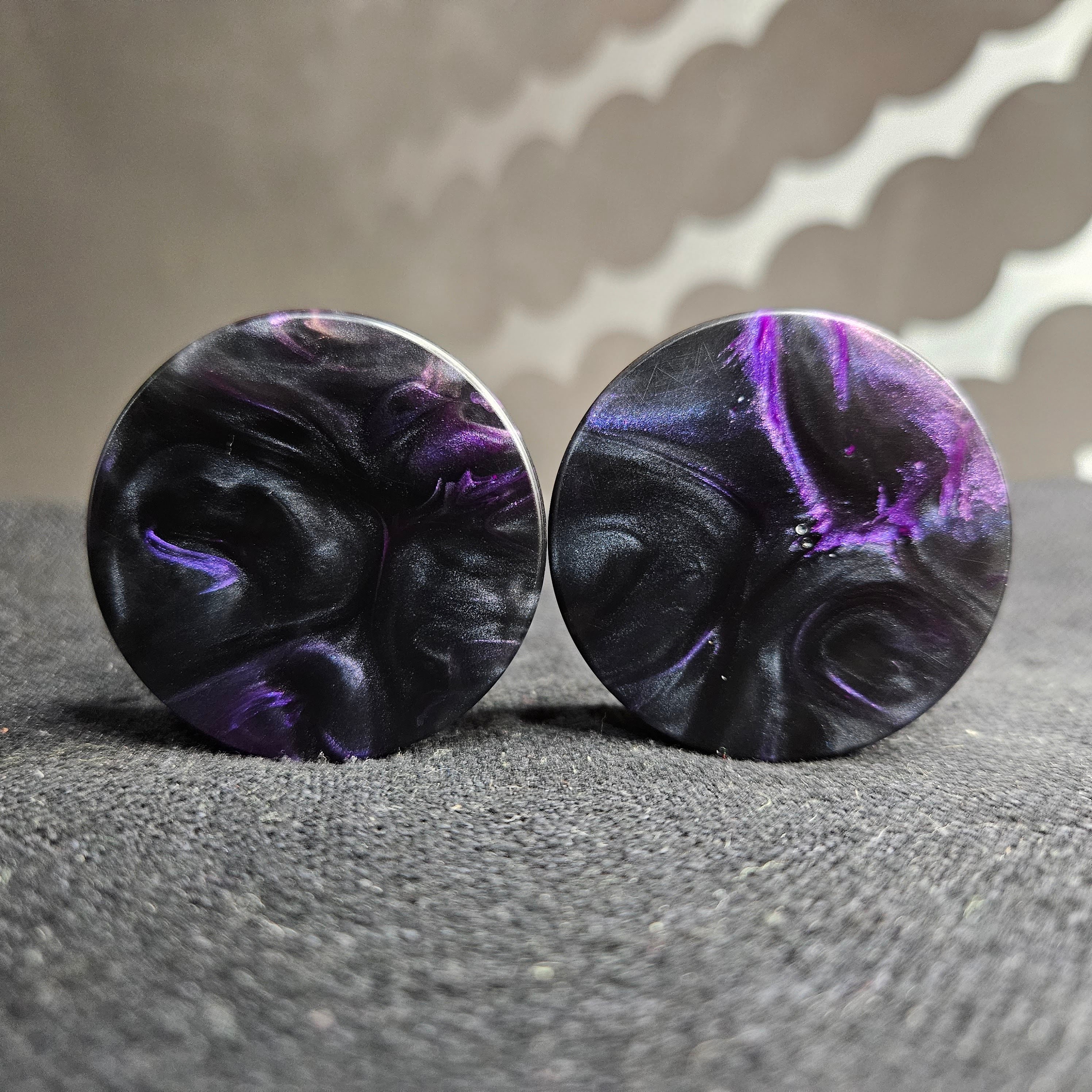 36mm Epoxy Resin Ear Plug Gauges Jewelry Earrings