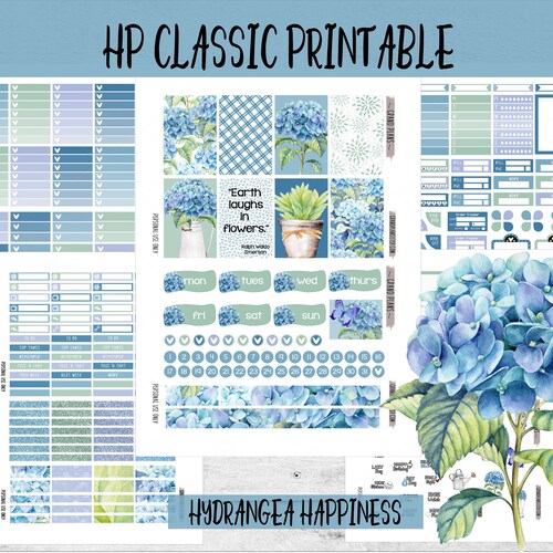 Printable FEBRUARY Planner Stickers Kit Happy Planner | Etsy