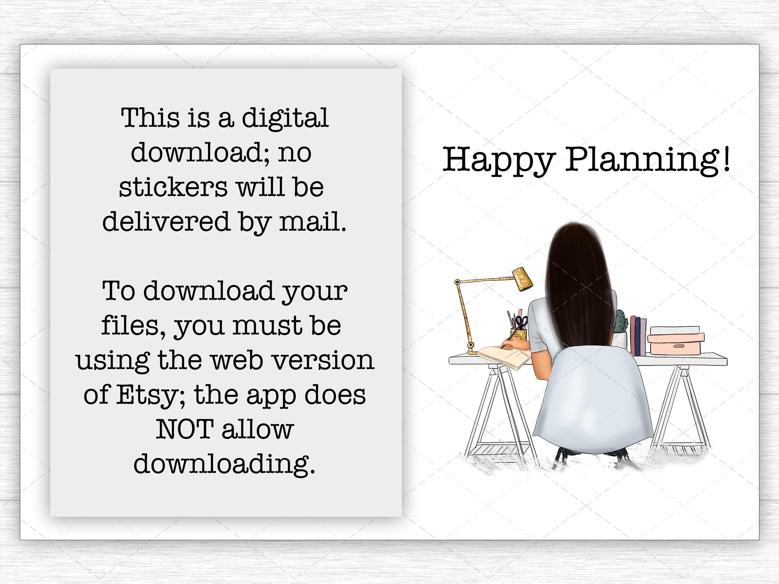 Soft Days Weekly Sticker Kit for the Classic Happy Planner Dashboard ...