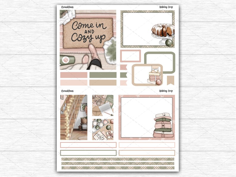 Printable Happy Planner Dashboard Layout Weekly Sticker Kit Etsy