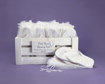 disposable flip flops for wedding guests