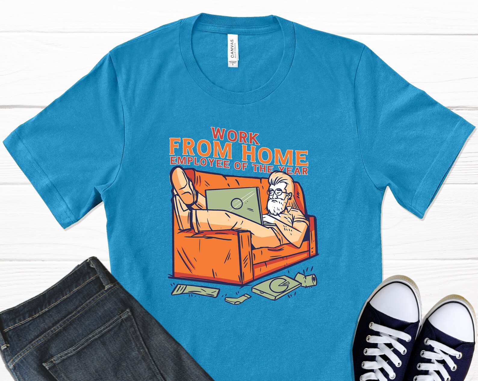 Arbeit von zu Hause T-Shirt menschliche Form Kunst Büro | Etsy