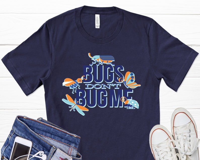 Bugs Love Quote T-Shirt Small Insects Lady Bug Nature Shirt Love Bug Graphic T-Shirt Bug Shirt Butterfly Art