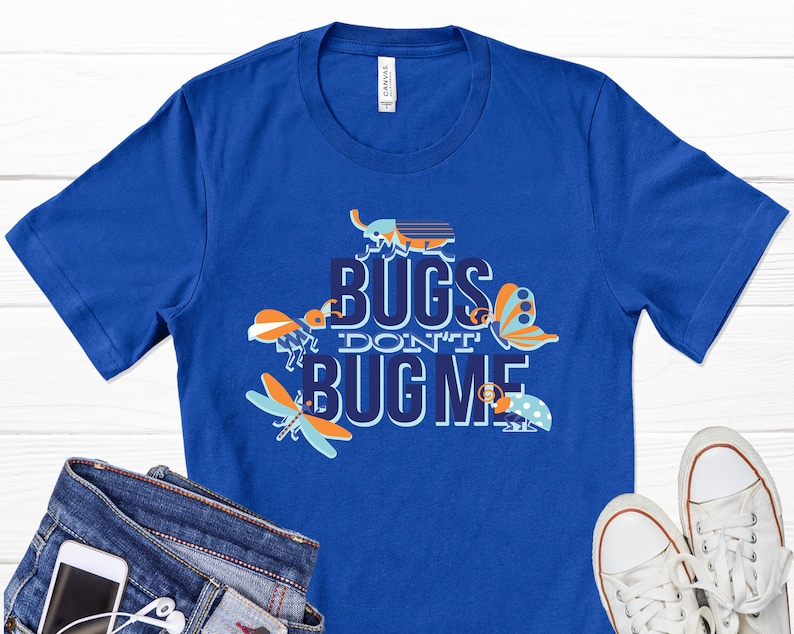 Bugs Love Quote T-Shirt Small Insects Lady Bug Nature Shirt Love Bug Graphic T-Shirt Bug Shirt Butterfly Art