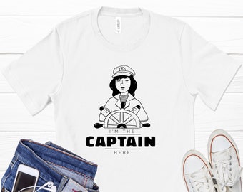 Ship Captain T-Shirt, Nautisch Anker, Marine Anker, Zeilshirt, Sailor Shirt, Captain T Shirt, Nautische Gift, Grafisch T-Shirt