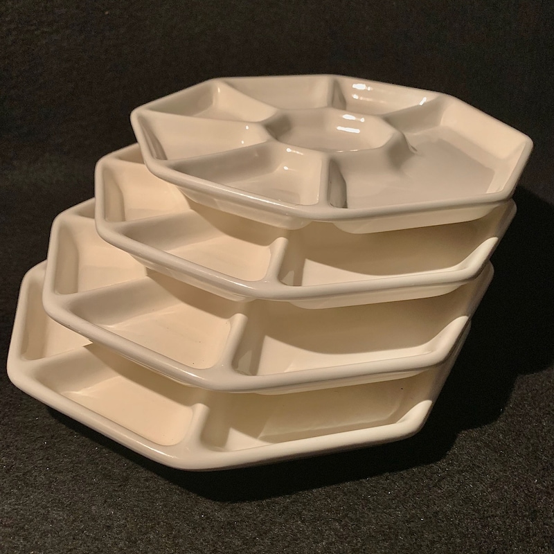 Kela Lot De 6 Assiettes à Fondue Henrik, Céramique, 390221, Crème - View #8