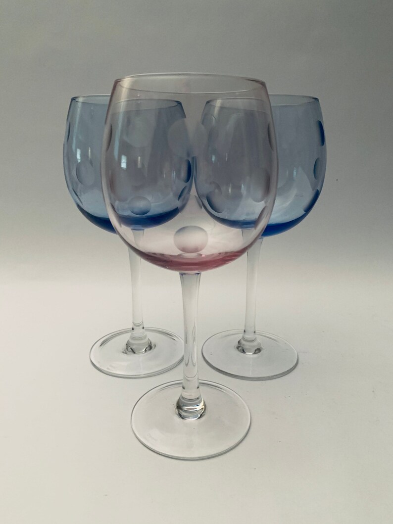 Marquis by Waterford Crystal Polka Dot Wine Glass / Waterford Etsy
