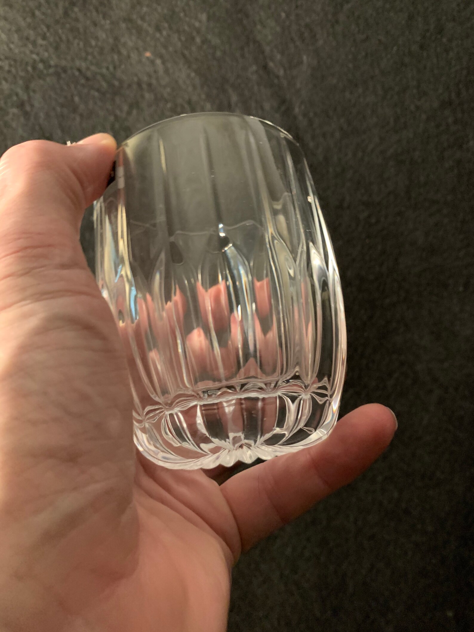 SHANNON Crystal Double Old Fashioned Glasses by Godinger Set Etsy