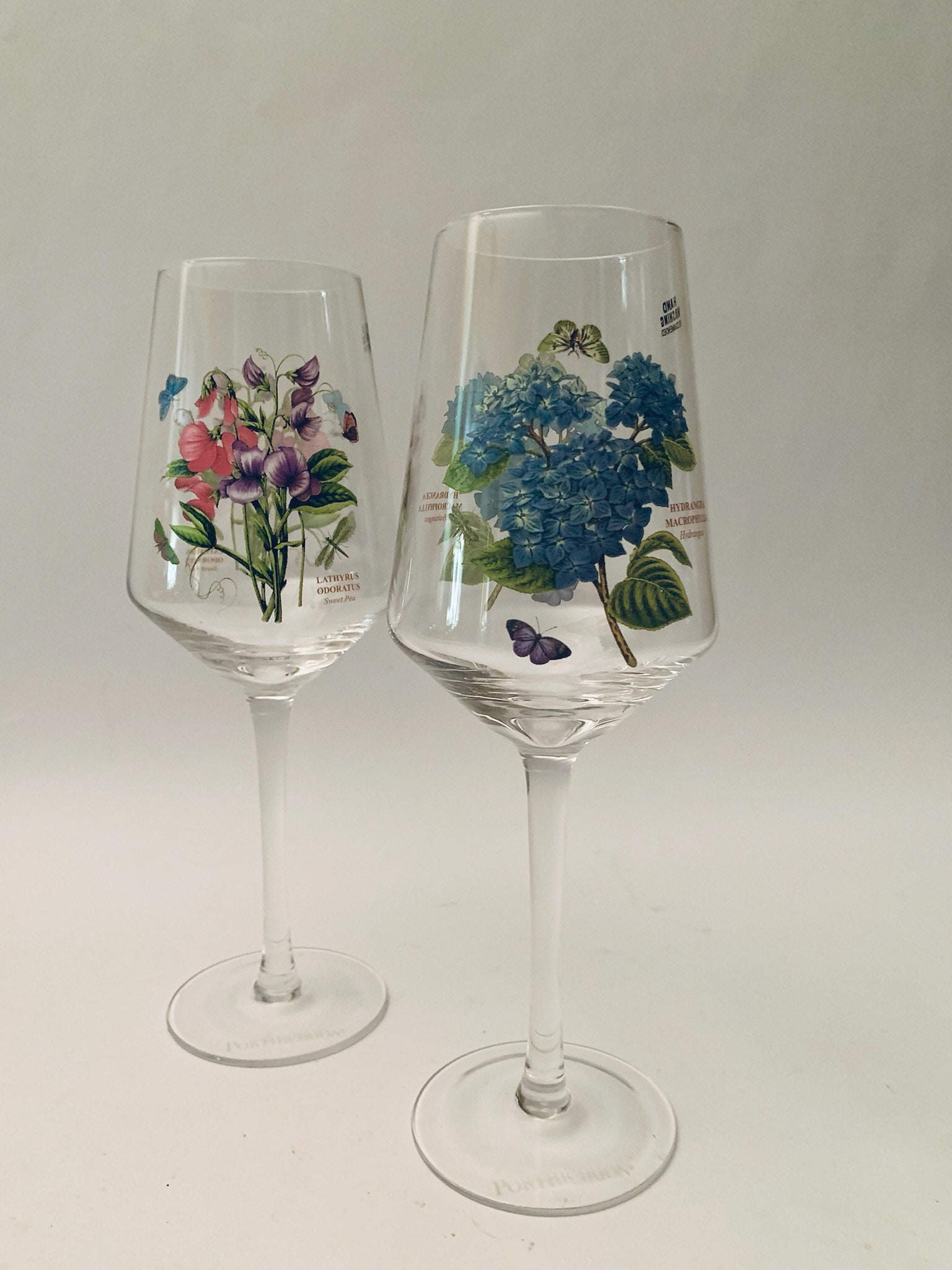 Portmeirion Botanic Garden Wine Glasses Set of 4 Etsy