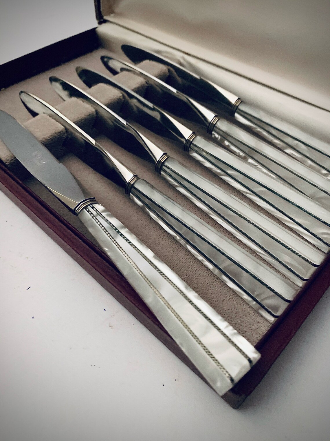 Vintage Sheffield Hoffritz Steak Knife Set / Knives Stainless Etsy