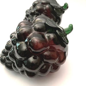 Purple Art Glass Grape Bunch Vintage 1970s Sold Separately