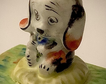 Vintage Limoges Peint Mein Puppy Trinket Box: Hand-Painted Signed Home Decor