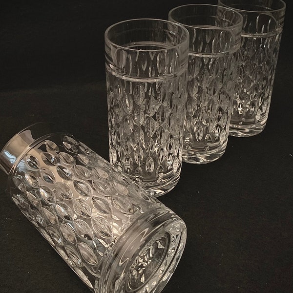 Ralph Lauren Designer Crystal Barware Aston Highball Glasses - Made In Germany