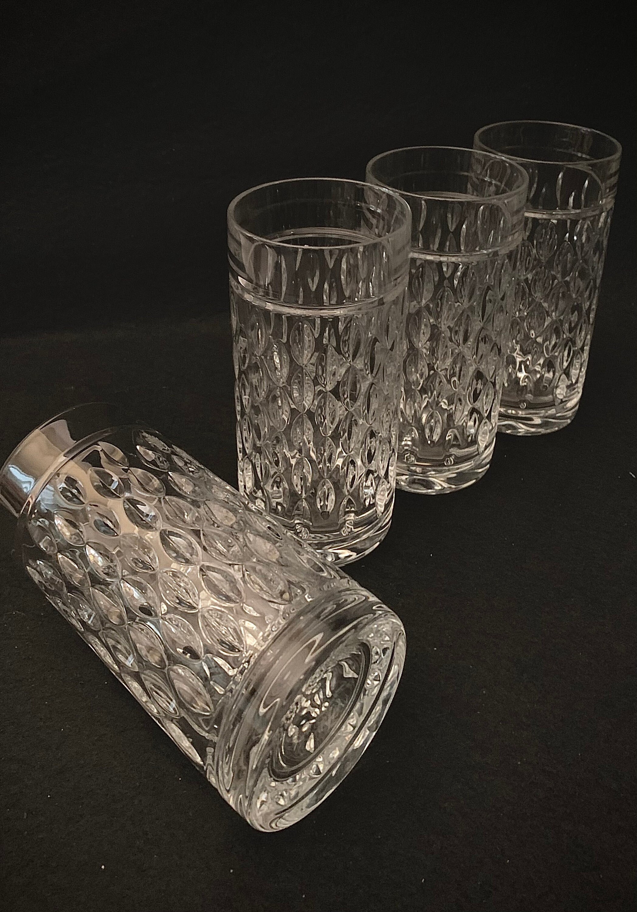 Ralph Lauren Designer Crystal Barware Aston Highball Glasses Etsy