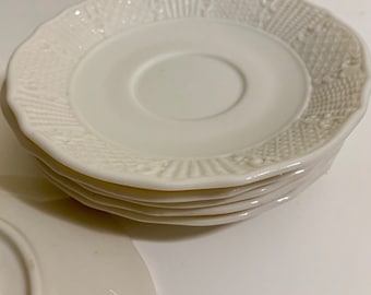 Lenox Washington Wakefield Untertasse Ivory Embossed 4 7/8 ”ca 1927