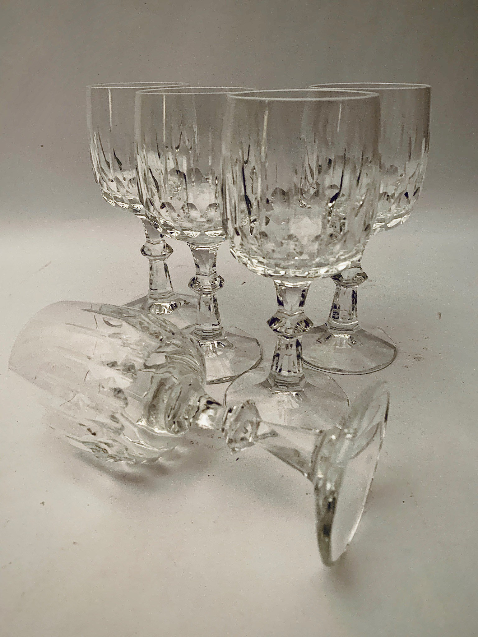 Vintage Schott-zwiesel Tango Crystal Wine Glasses - Set of FOUR (4