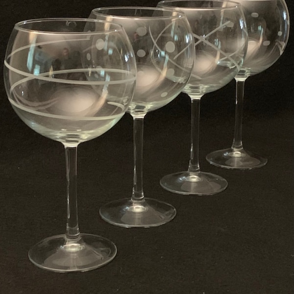 Mikasa Balloon Wine Glasses Etsy
