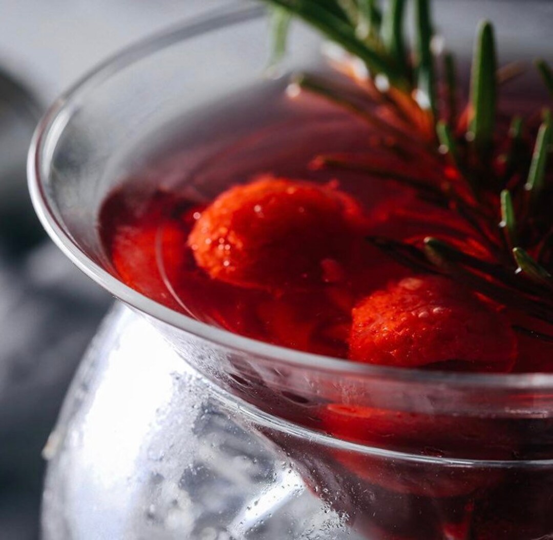 Heavy Crystal Stemless Martini Glasses With Chiller Elegant Chilled